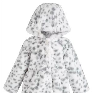 Toddler leopard fur coat -